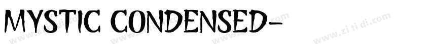 Mystic Condensed字体转换